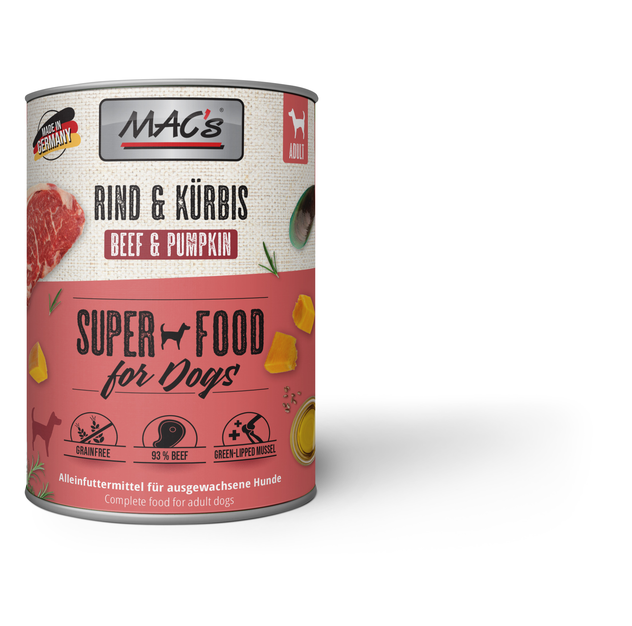 MAC´s Rind & Kürbis, 800g