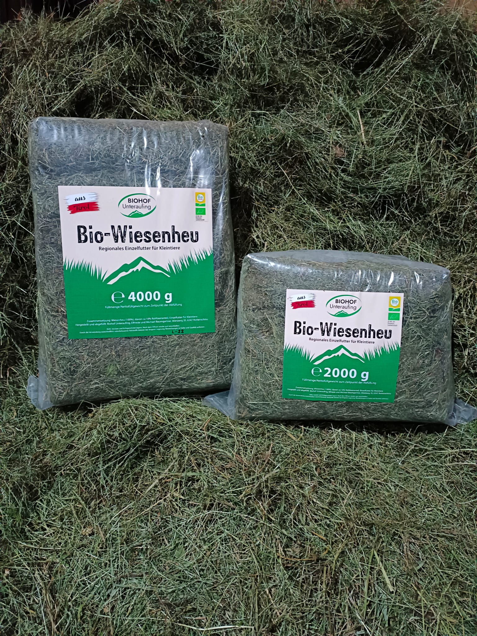 Bio-Wiesenheu aus Tirol, 4kg