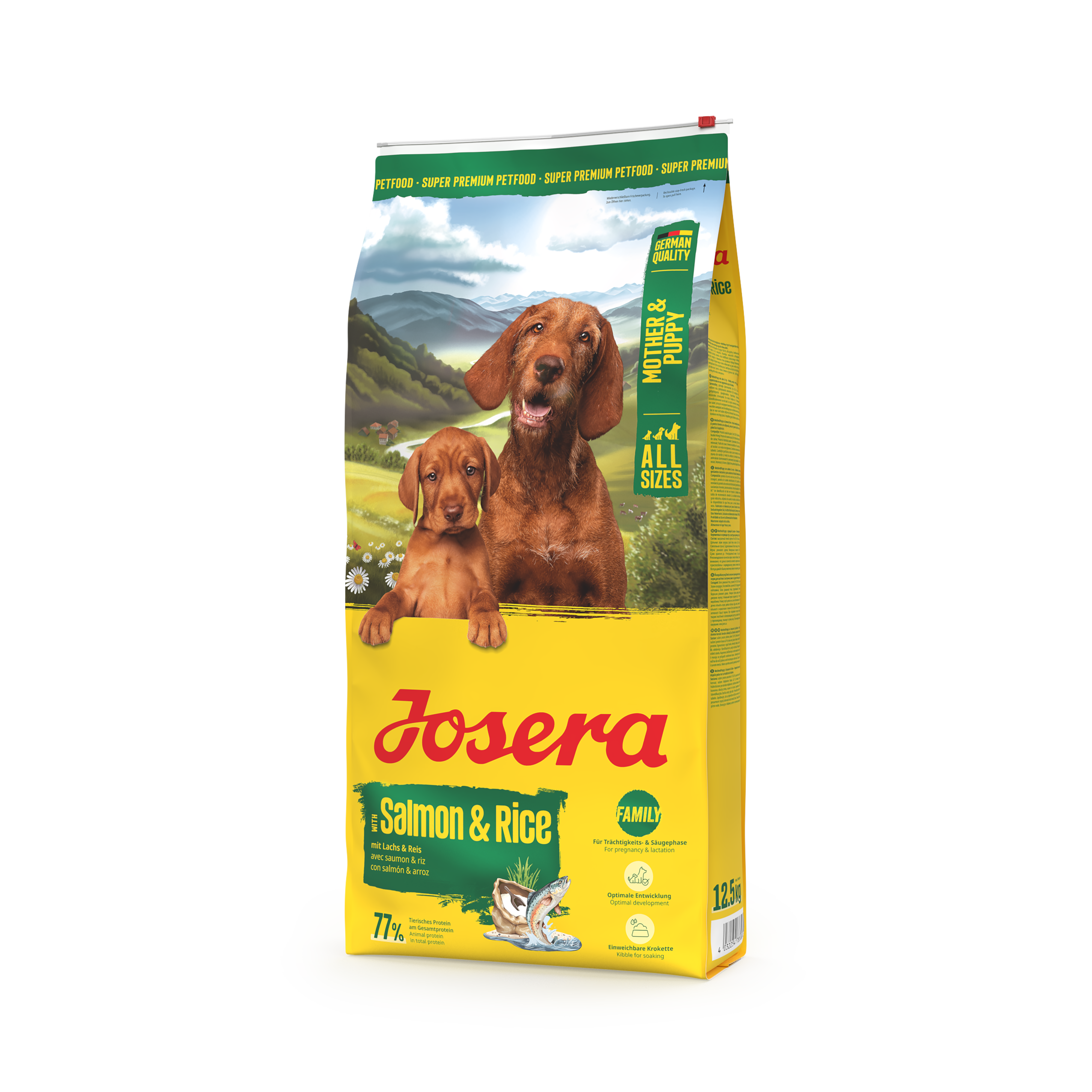 Josera Mother & Puppy Salmon & Rice (vorher Family Plus), 12,5kg