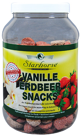 Starhorse Vanille Erdbeer Snacks, 1000g