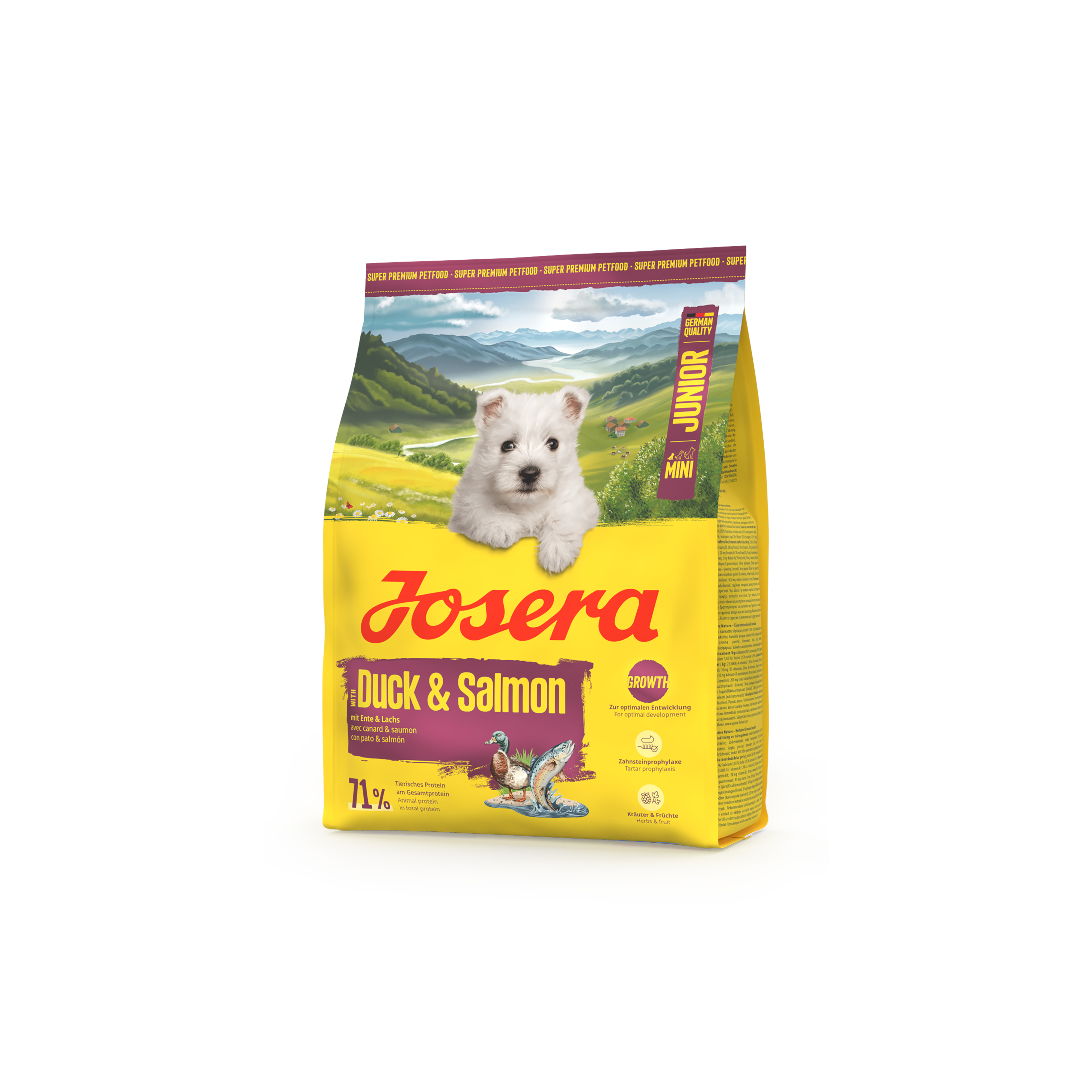 Josera MiniJunior Duck & Salmon, 900g
