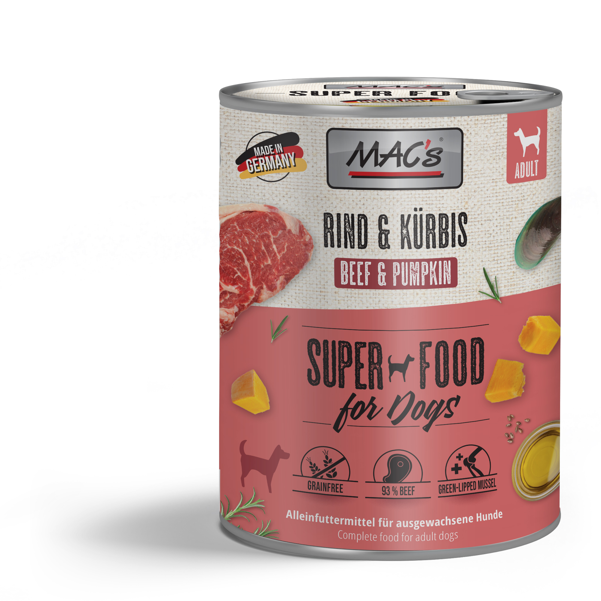 MAC´s Rind & Kürbis, 800g