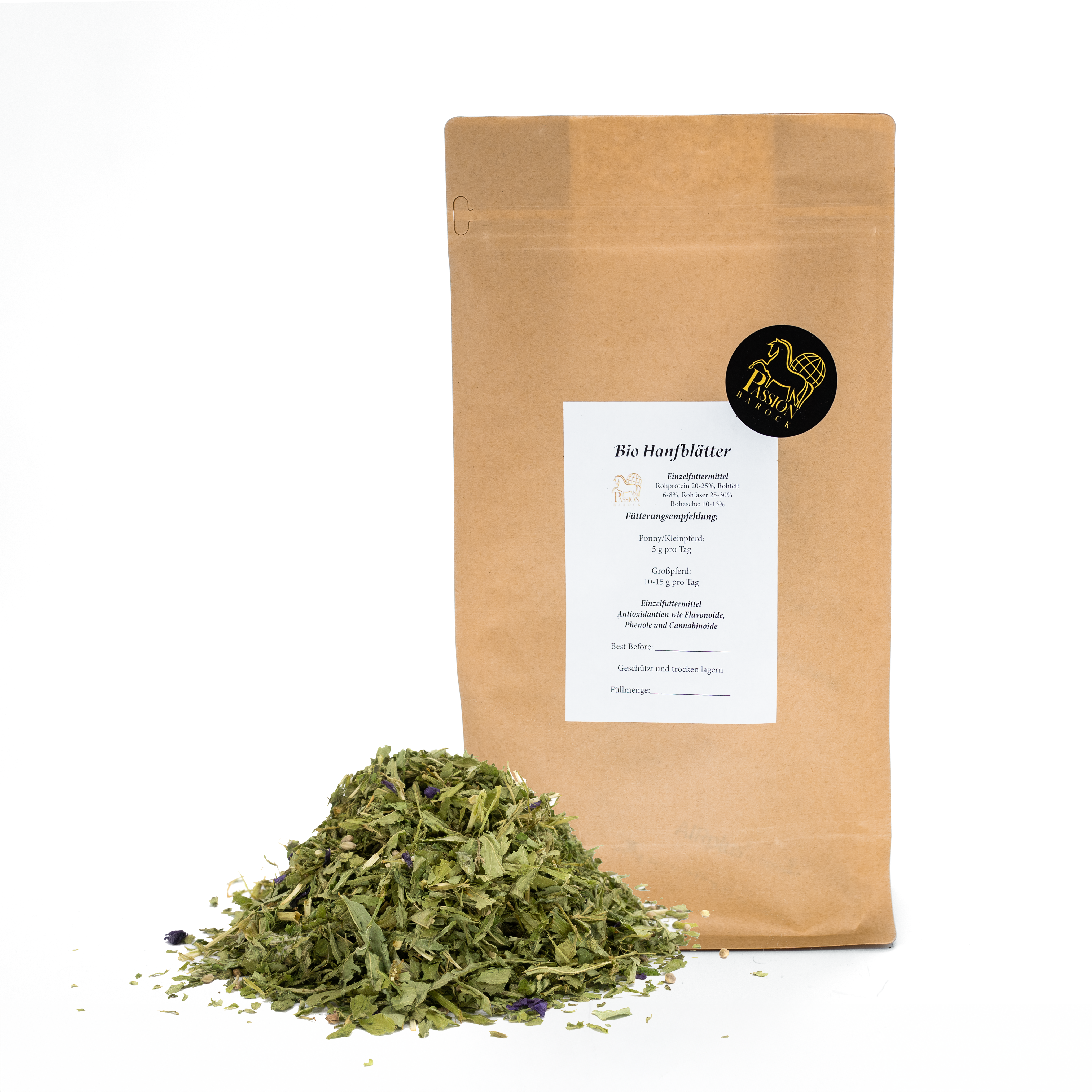 Bio Hanfblätter, 150g